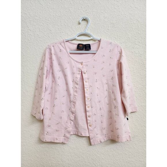 Route 66 Floral Baby Pink Cardigan - Picture 1 of 4
